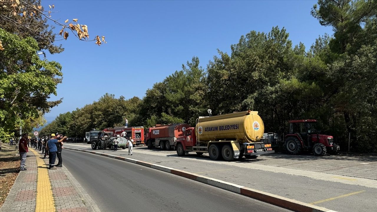 Ondokuz Mayıs Üniversitesi'nde Yangın Kontrol Altına Alındı