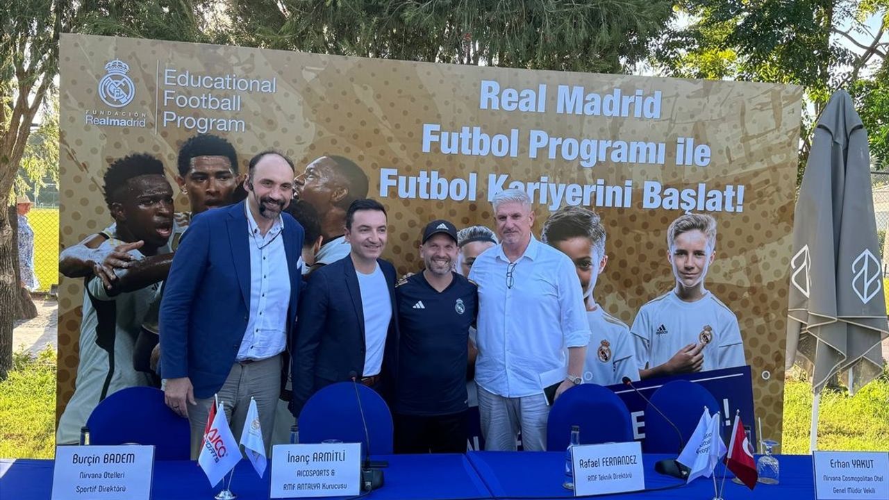 Real Madrid, Antalya'da Genç Futbolcu Yetiştiriyor