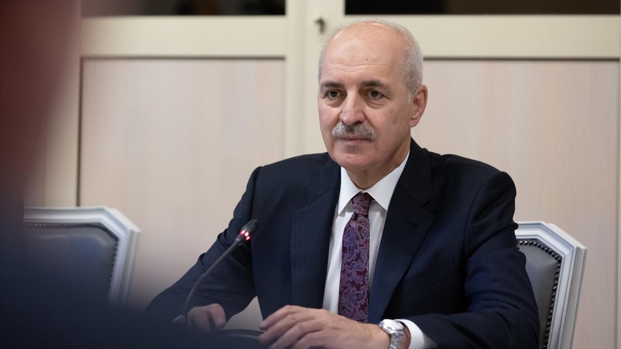 TBMM Başkanı Numan Kurtulmuş, Rusya'da Vyaçeslav Volodin ile Görüştü