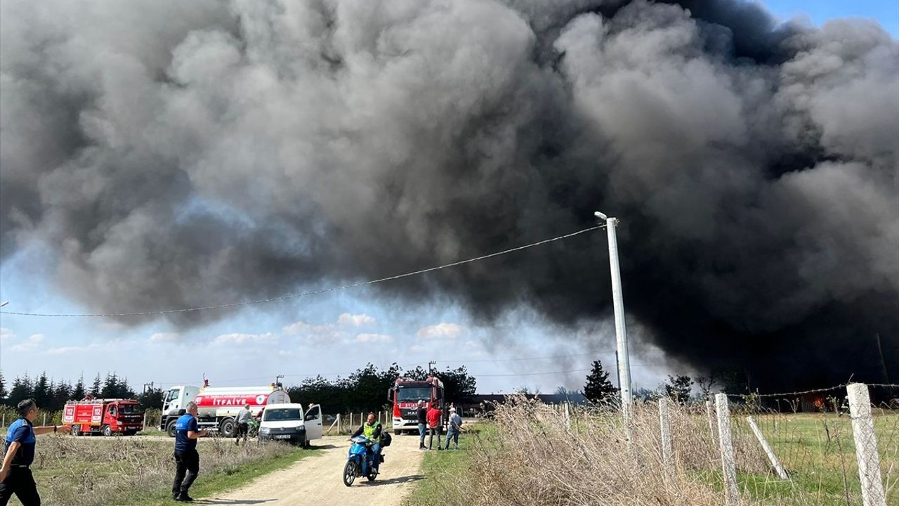 Tekirdağ Kapaklı'da Yangın Alarmı