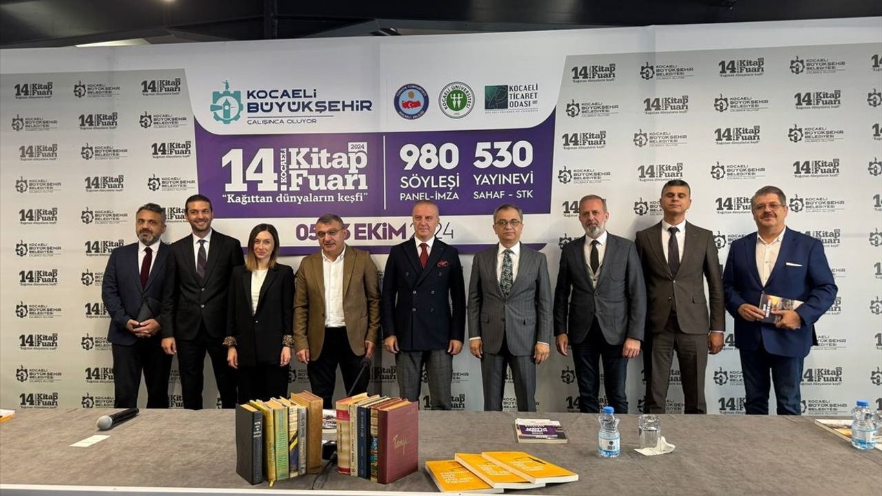 14. Kocaeli Kitap Fuarı 5 Ekim'de Başlıyor