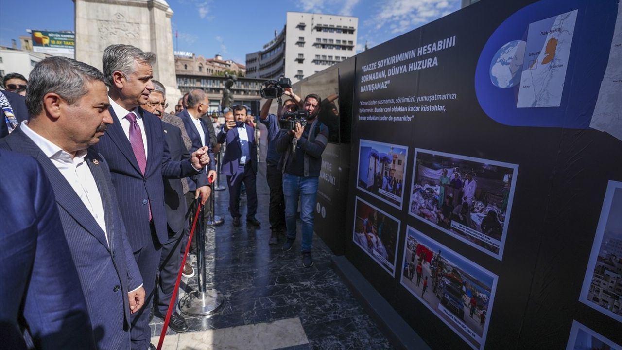 AK Parti'den Gazze Soykırımı'nın Yıldönümüne Sergi