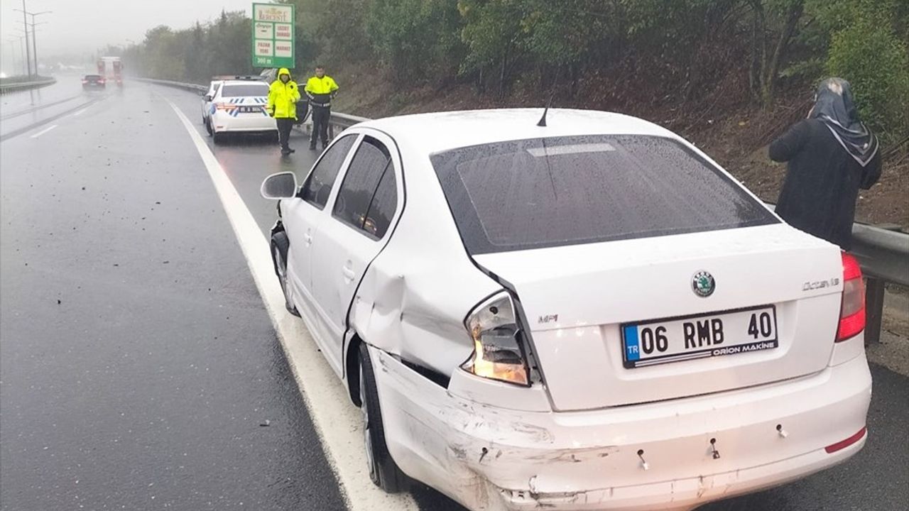 Anadolu Otoyolu'nda Kazanın Ardından Yaşanan Trajik Olay