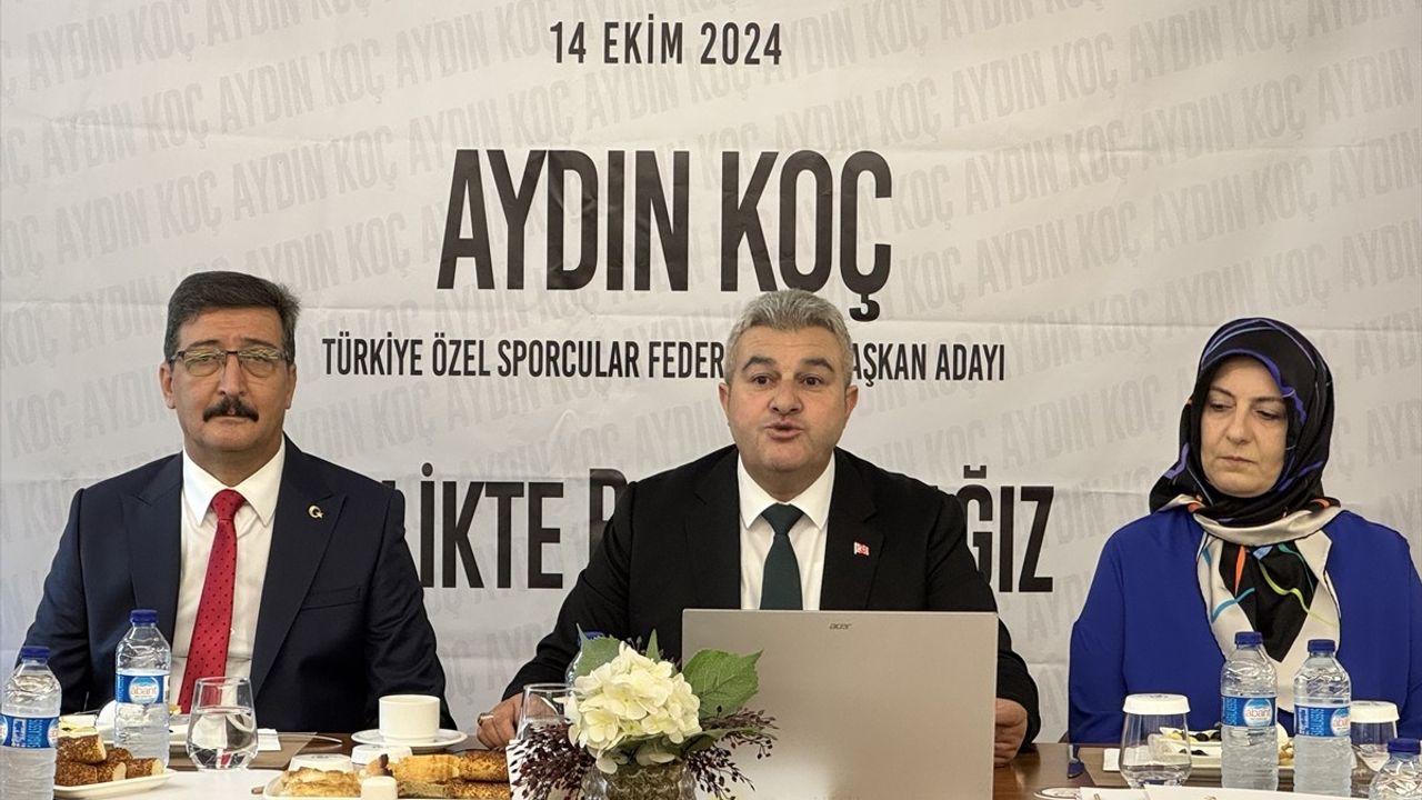 Aydın Koç, TÖSSFED Başkanlığı İçin Adaylığını Duyurdu