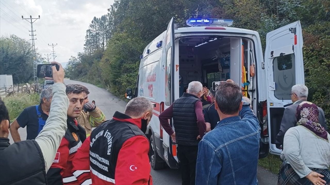 Bartın'da Mantar Toplarken Düşen Kadın Kurtarıldı