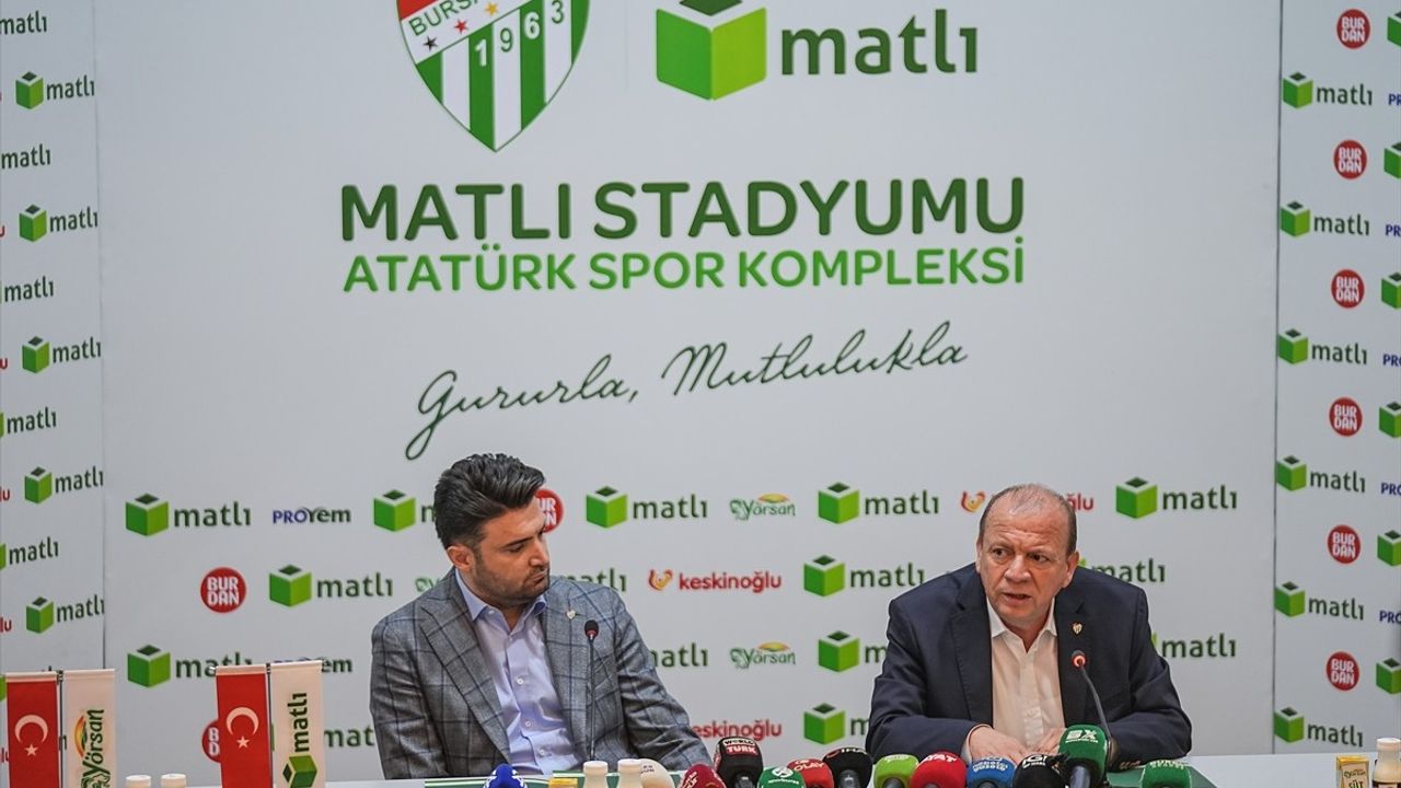 Bursaspor'un Yeni Sponsoru Matlı Holding