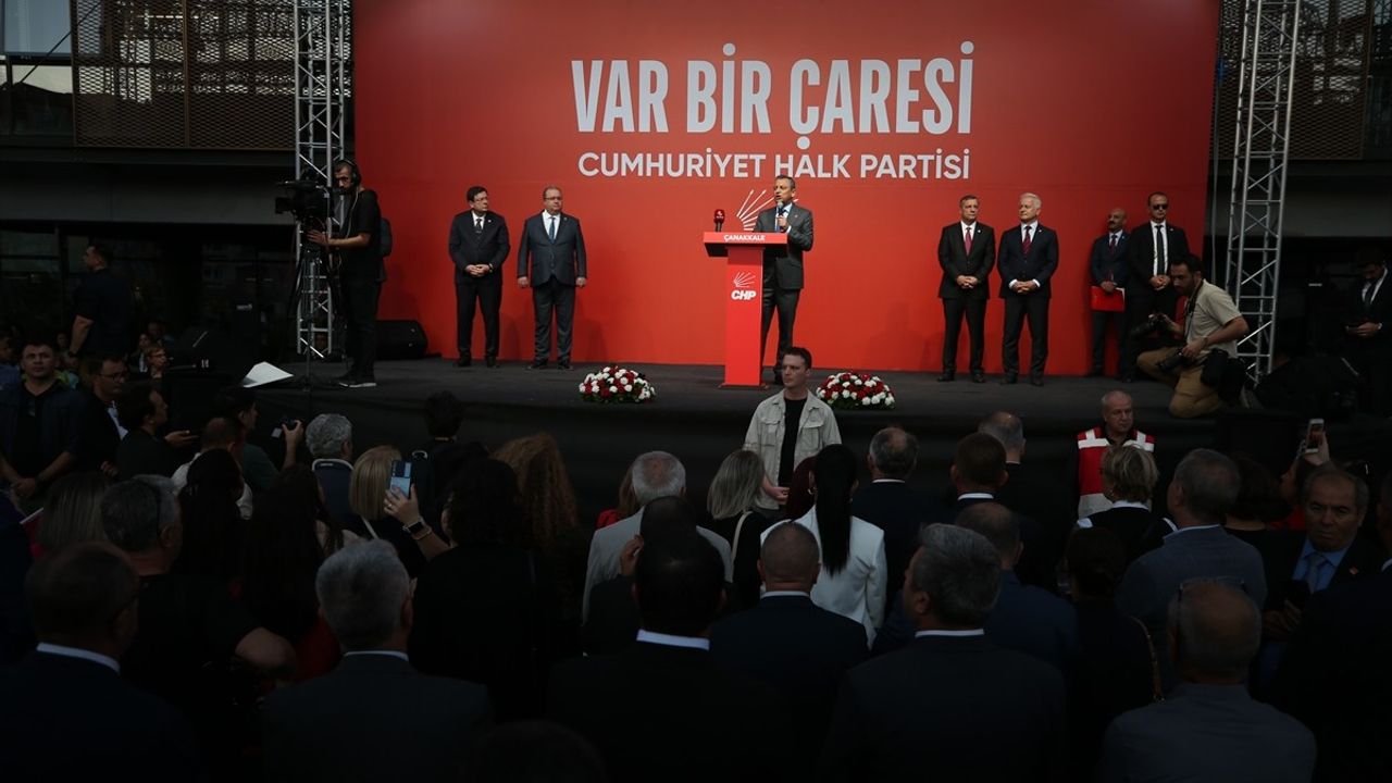 CHP Genel Başkanı Özgür Özel'den Çanakkale'de Önemli Açıklamalar