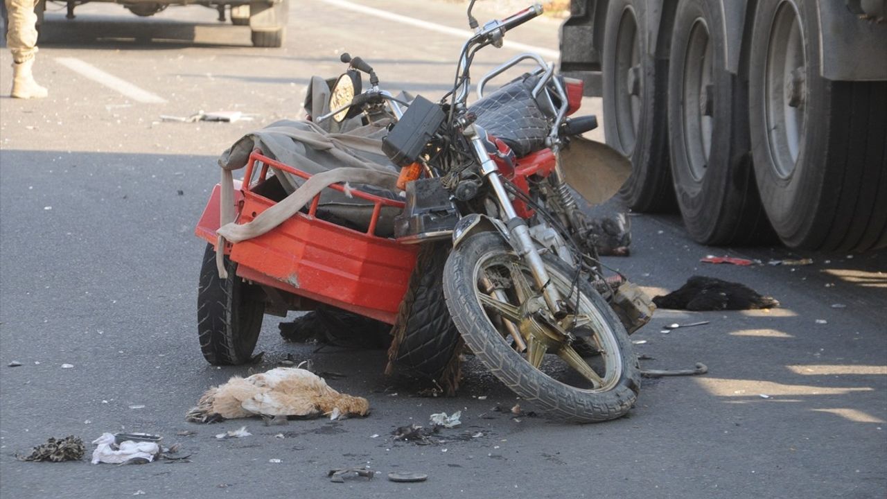 Cizre'de Trafik Kazası: Motosiklet Sürücüsü Hayatını Kaybetti