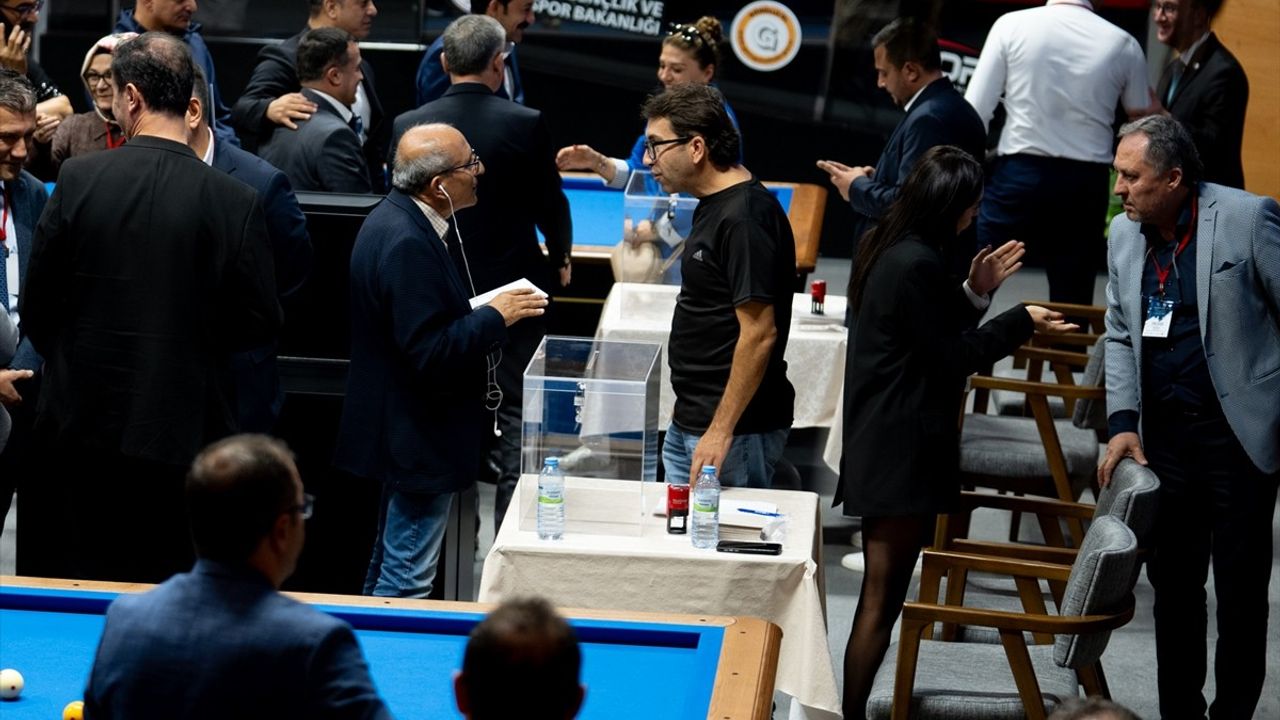 Ersan Ercan, Türkiye Bilardo Federasyonu Başkanlığı'na Yeniden Seçildi