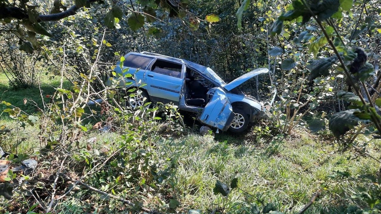 Giresun'da Trafik Kazası: 1 Ölü, 3 Yaralı