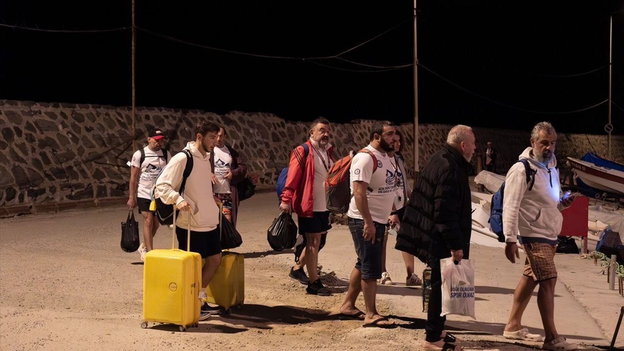 İskenderun Körfezi Açık Deniz Yüzme Maratonu Heyecanla Başladı