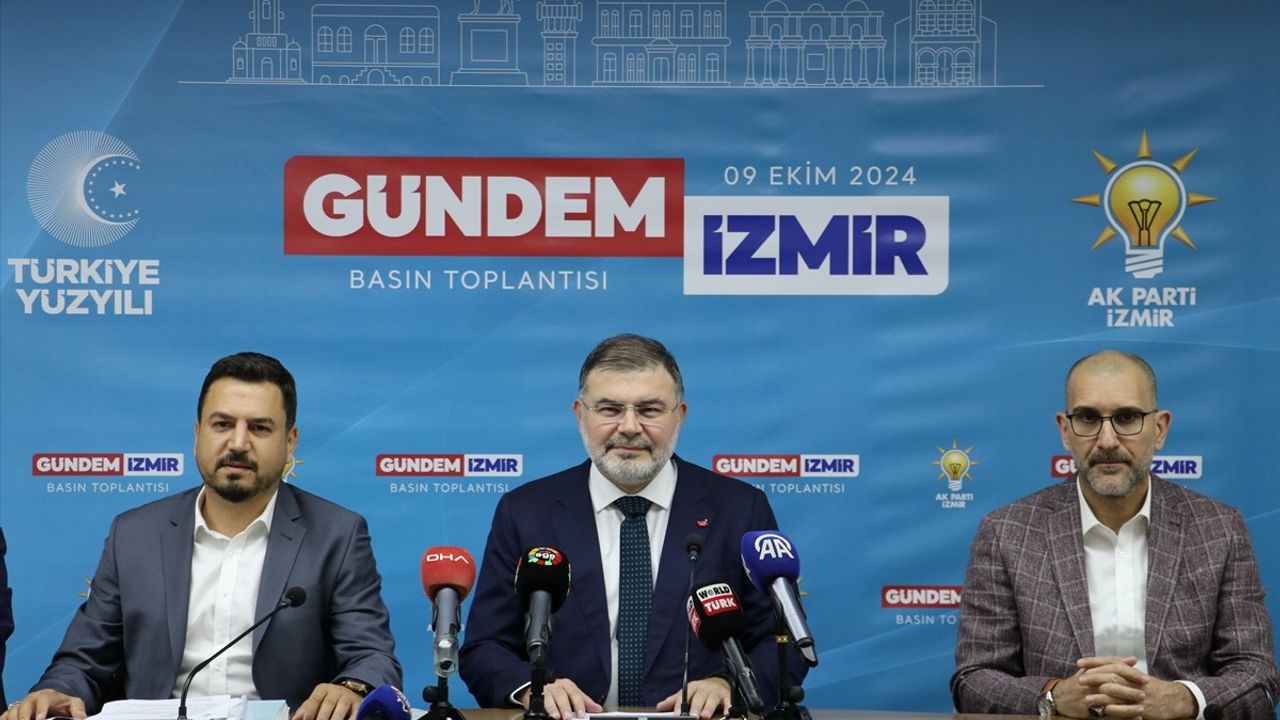 İzmir Körfezi Kirliliği Üzerine AK Parti İzmir İl Başkanından Sert Açıklamalar