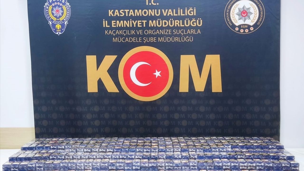 Kastamonu'da Kaçak İçki ve Tütün Operasyonları