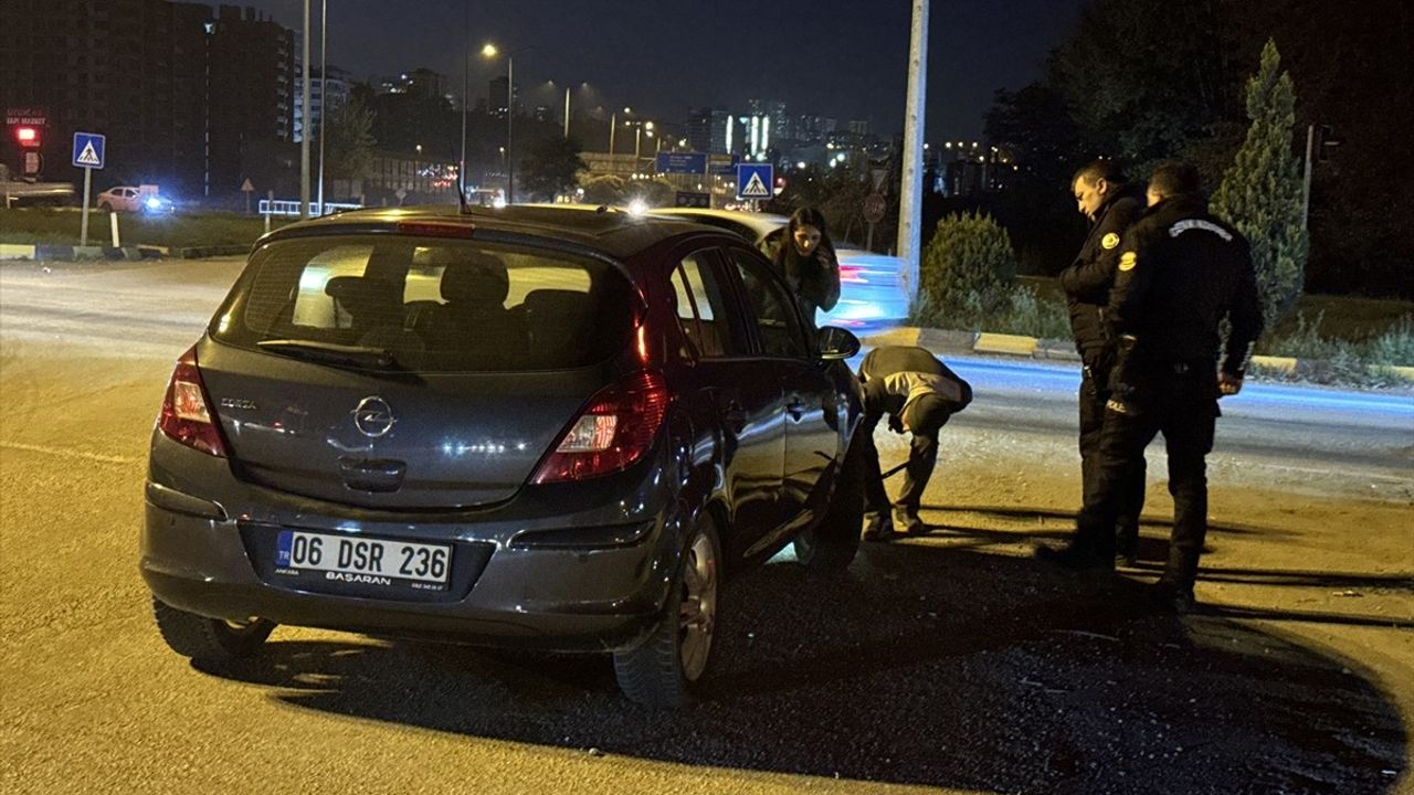Kastamonu'da Polisten Kaçan Motosiklet Sürücüsü Yaralandı