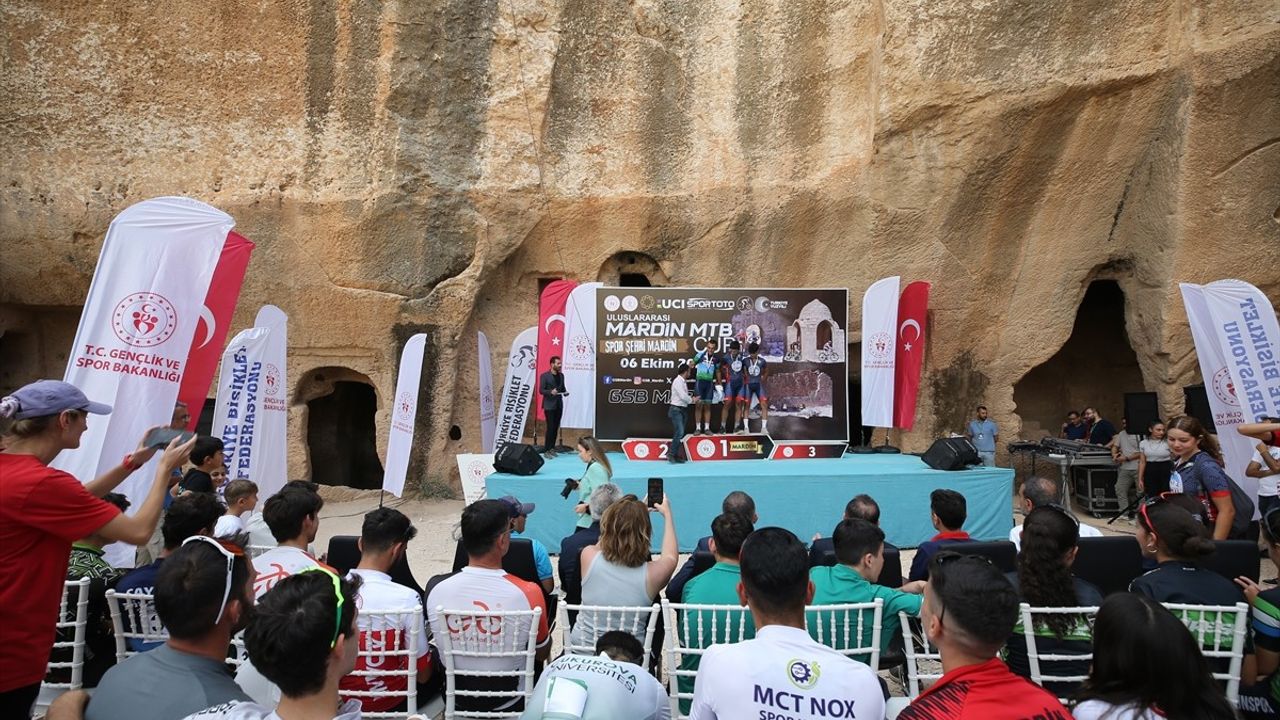 Mardin'de Uluslararası MTB Cup Dağ Bisikleti Yarışları Coşkuyla Gerçekleşti