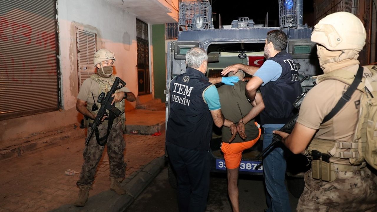 Mersin'de PKK/KCK Operasyonu: 14 Şüpheli Gözaltına Alındı
