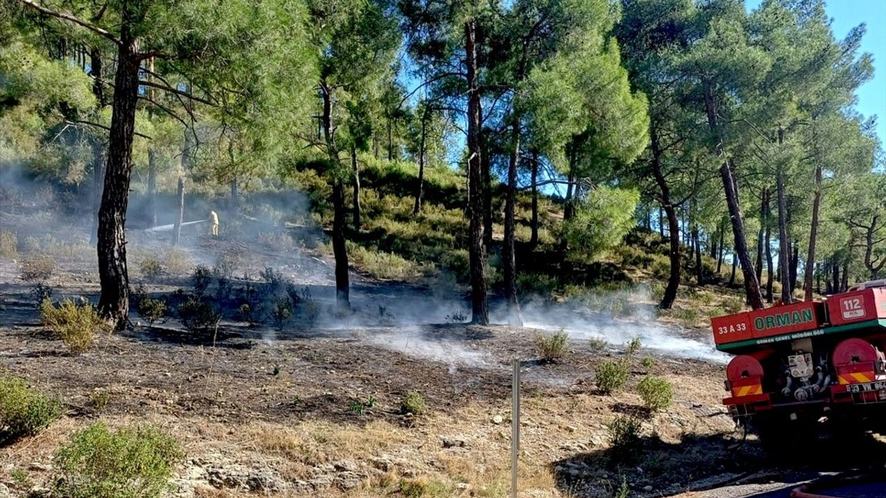 Mersin'deki Orman Yangını Kontrol Altına Alındı