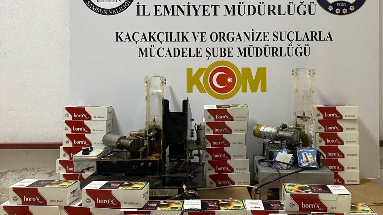 Samsun'da Kaçakçılık Operasyonu: İki Gözaltı