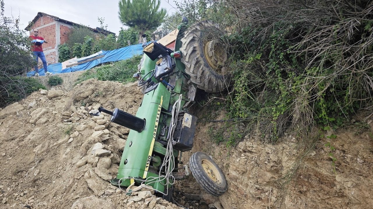 Samsun'da Traktör Kazası: Sürücü Ağır Yaralandı