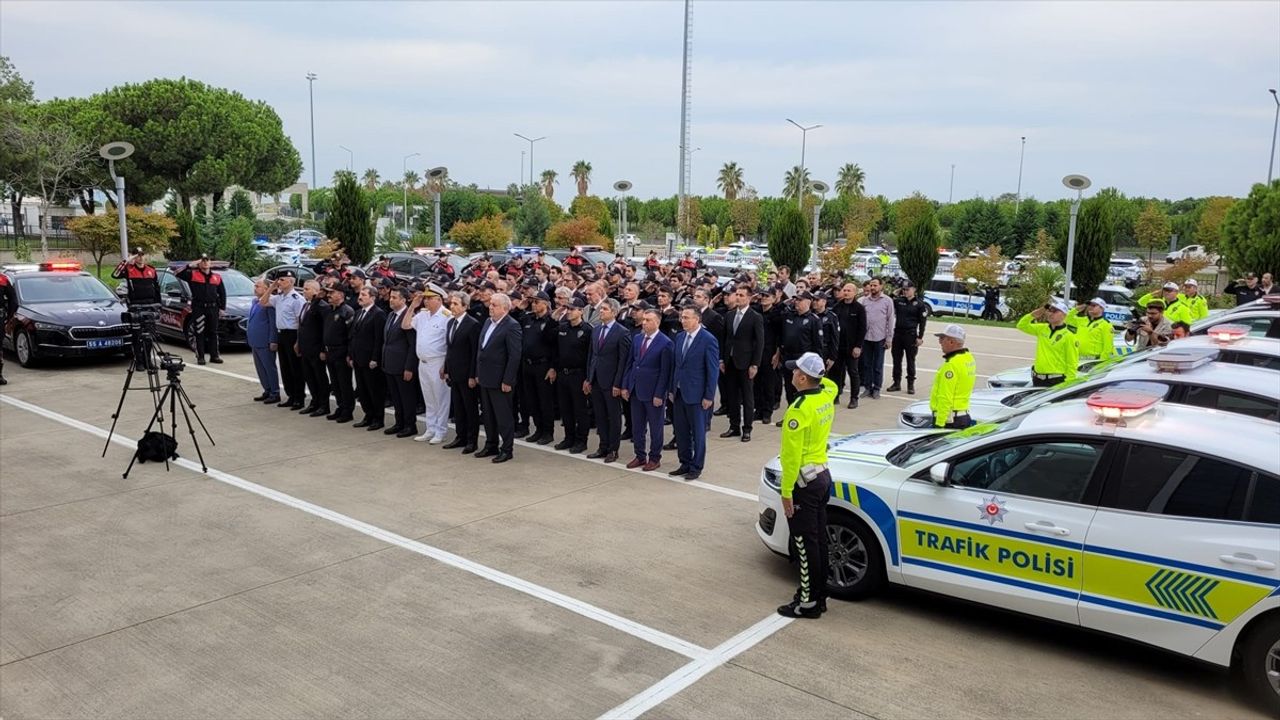 Samsun Emniyet Müdürlüğü'ne 91 Yeni Araç Tahsis Edildi