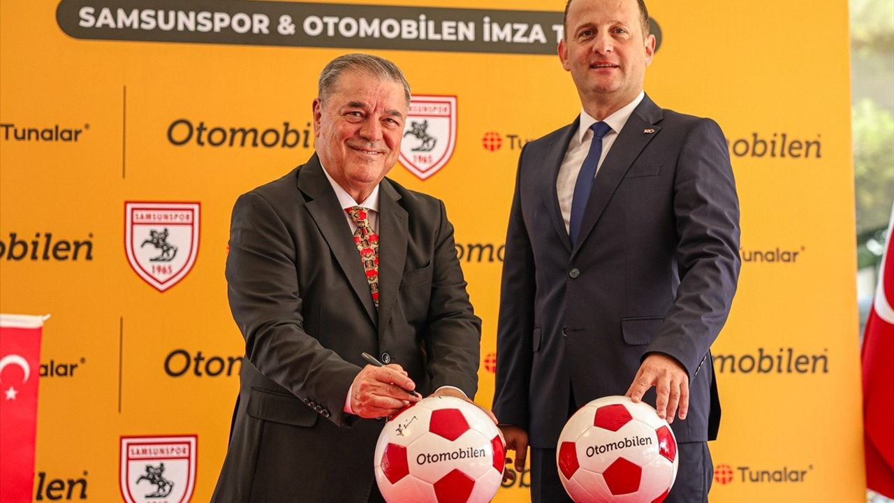 Samsunspor ve Otomobilen Arasında Sponsorluk Anlaşması