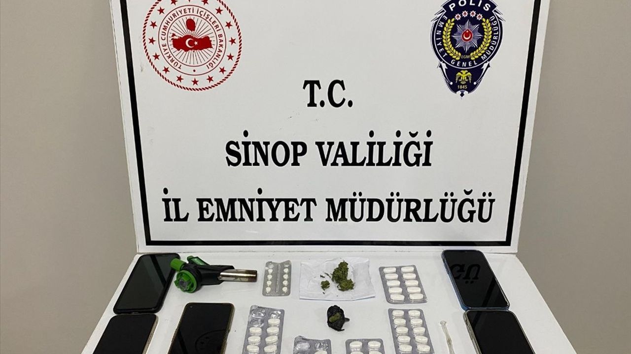 Sinop'ta Uyuşturucu Operasyonu: 5 Gözaltı