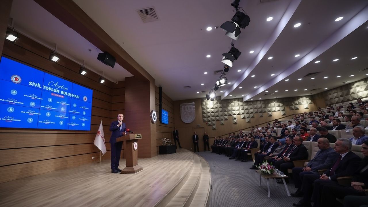 TBMM Başkanı Kurtulmuş'un Aydın'daki STK Temsilcileriyle Buluşması