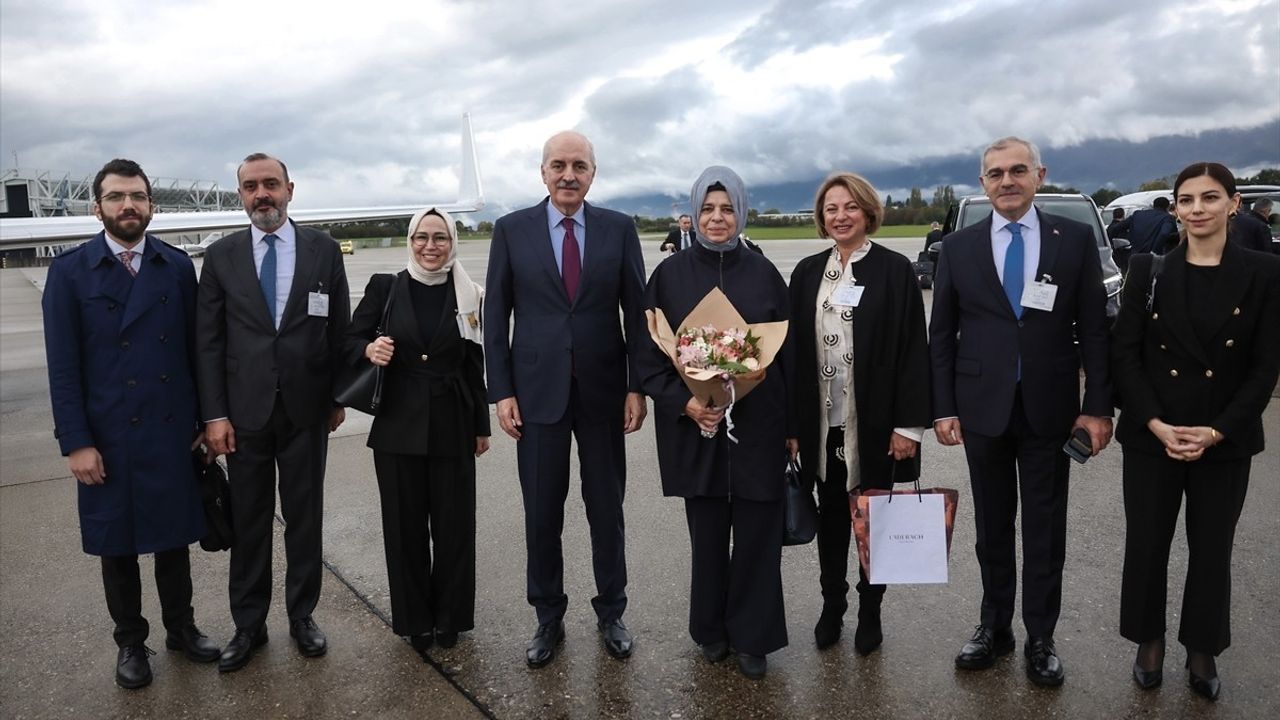 TBMM Başkanı Numan Kurtulmuş, İsviçre'de PAB Genel Kurulu'na Katıldı