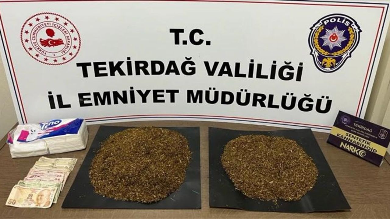 Tekirdağ'da Sentetik Uyuşturucu Operasyonu: 1 Kilo 140 Gram Ele Geçirildi