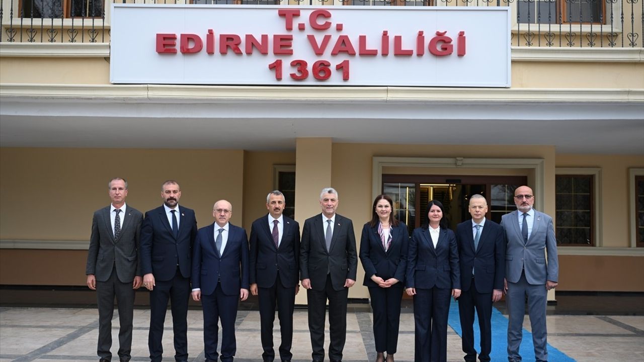 Ticaret Bakanı Ömer Bolat'ın Edirne Ziyareti