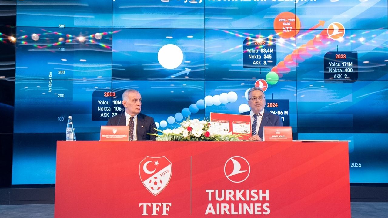 Türk Hava Yolları ve Türkiye Futbol Federasyonu Arasında Önemli Sponsorluk Anlaşması