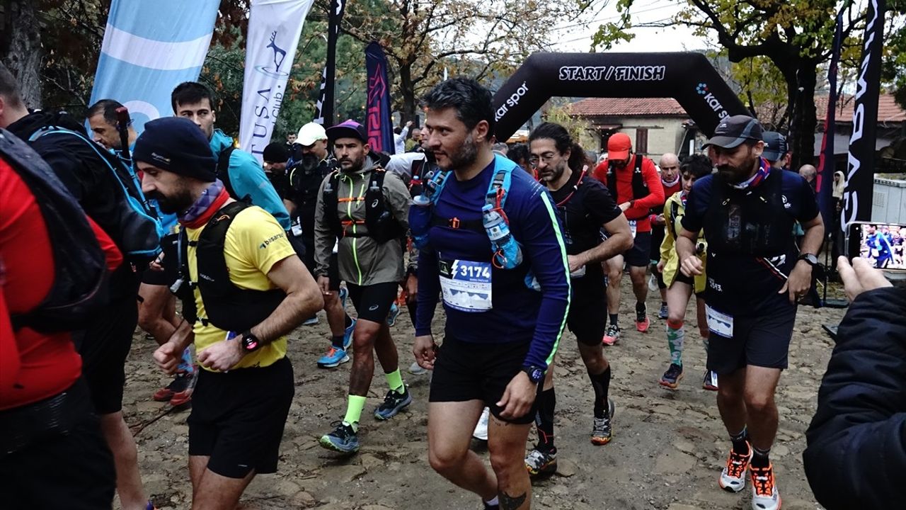 8. Kar Spor İda Ultra Maratonu Kazdağları'nda Başladı