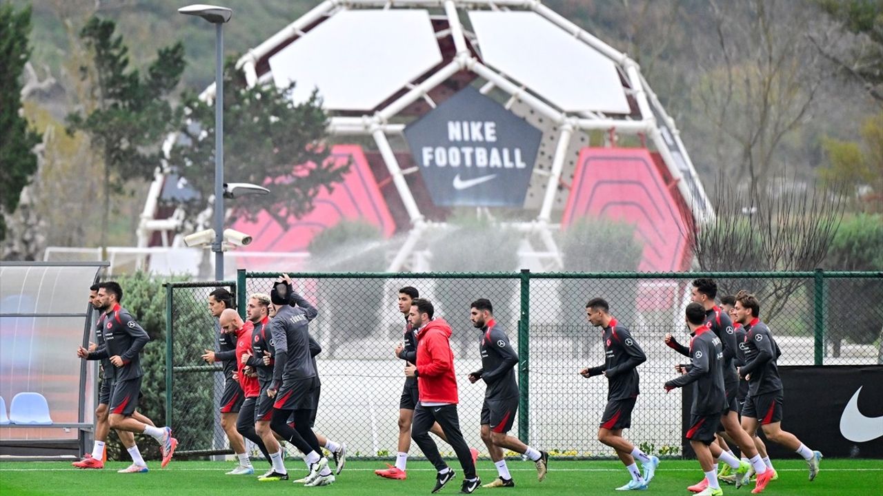 A Milli Futbol Takımı Galler Maçına Hazırlanıyor