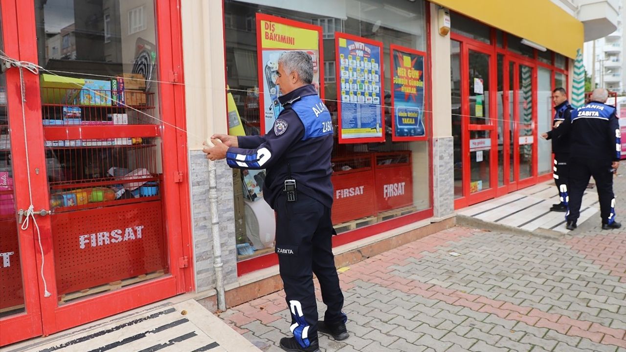 Alanya'da Son Kullanma Tarihi Geçmiş Gıdalar Mühürlendi