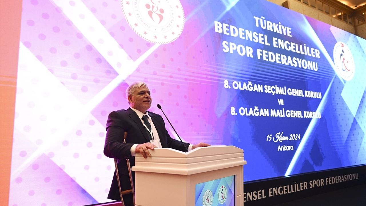 Alpaslan Erkoç, Türkiye Bedensel Engelliler Spor Federasyonu Başkanlığında Yeniden Seçildi