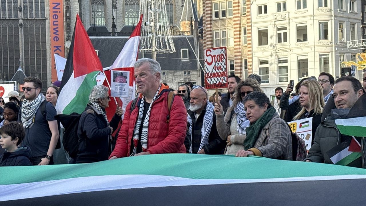 Amsterdam'da Balfour Deklarasyonu Protestosu