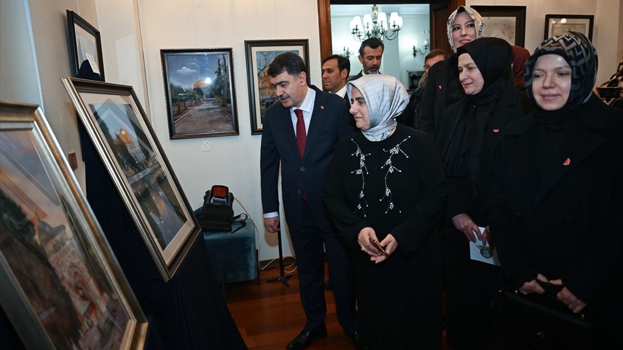 Ankara'da 'Şehrim Kudüs' Resim Sergisi Açıldı