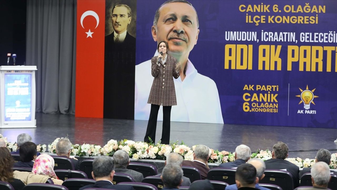 Çiğdem Karaaslan'dan AK Parti Canik Kongresi'nde Güçlü Türkiye Vurgusu