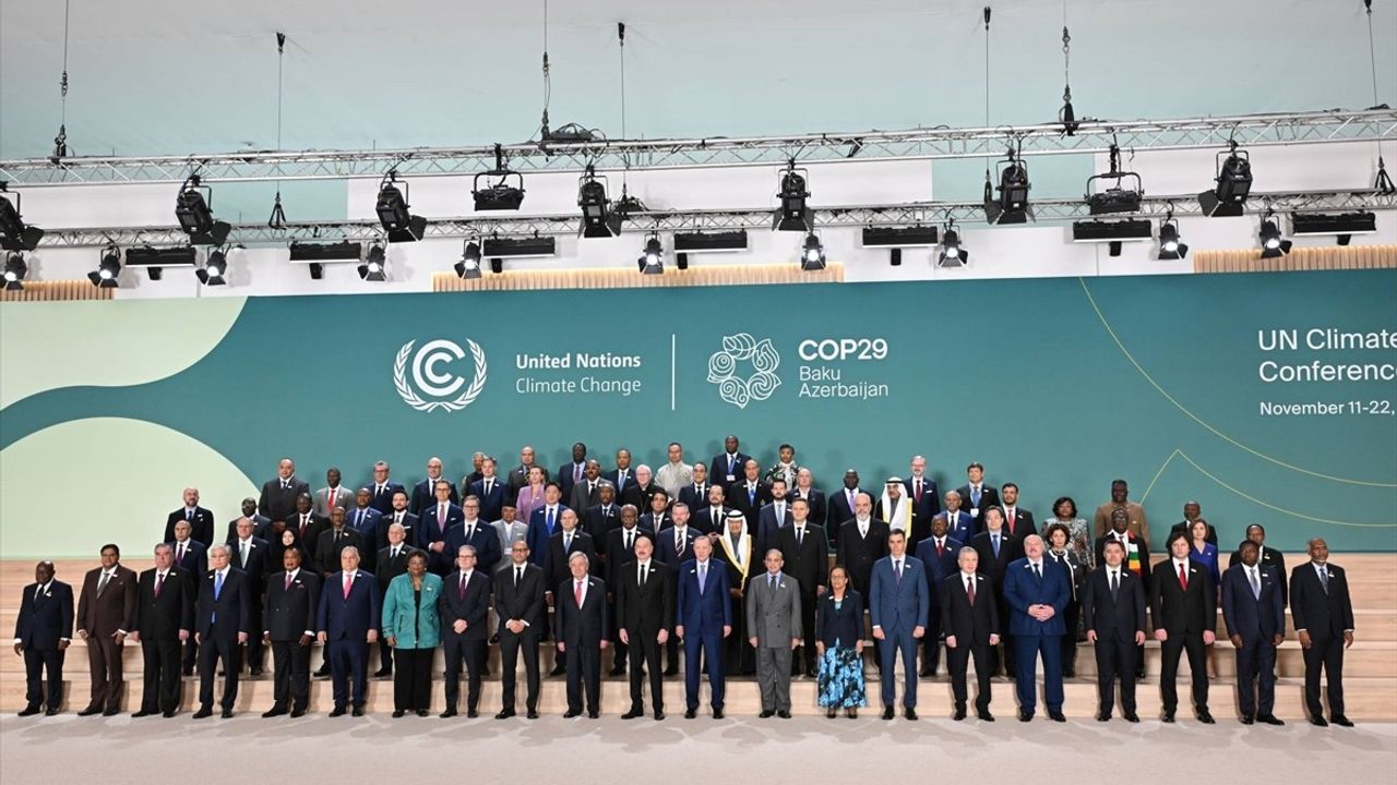 Cumhurbaşkanı Erdoğan COP29 Zirvesi'nde