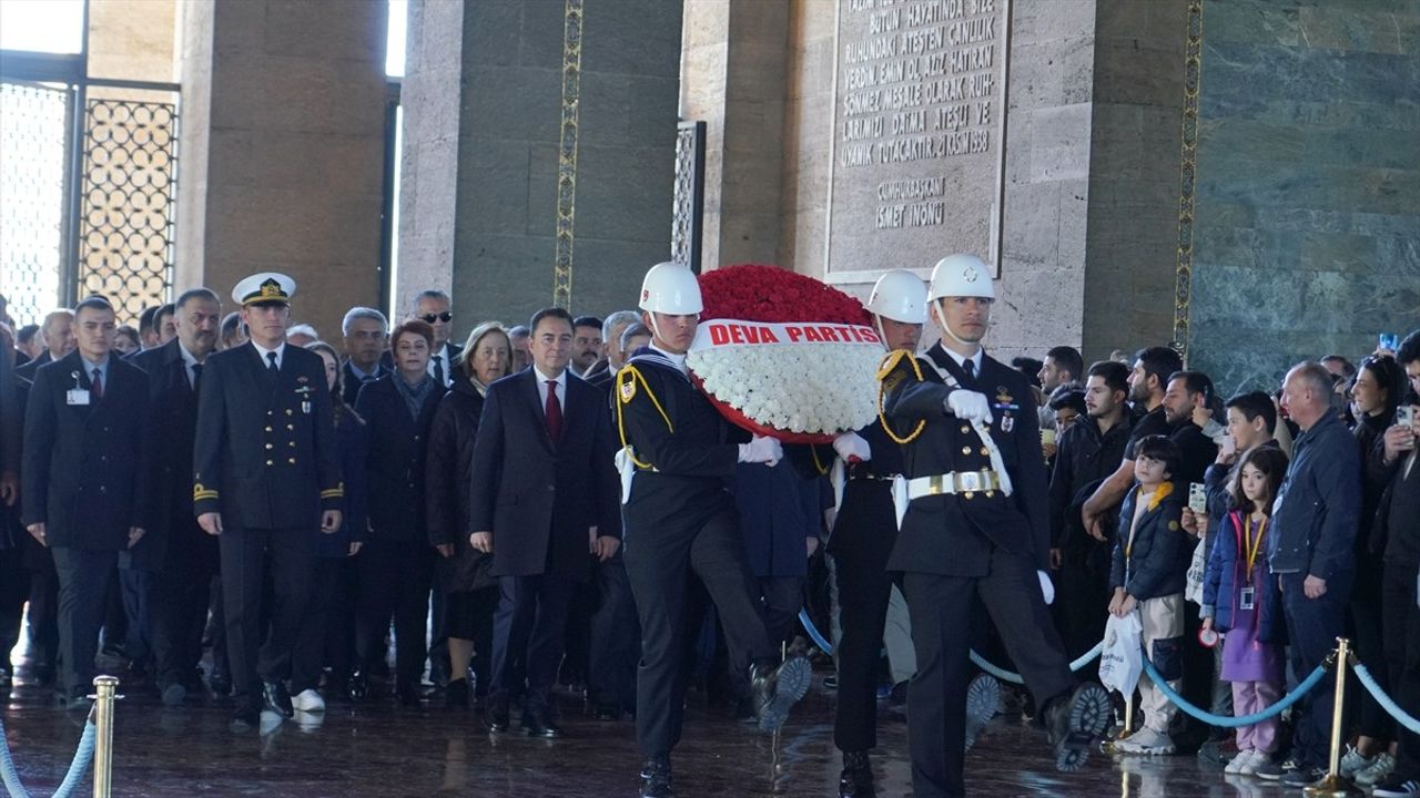 DEVA Partisi Anıtkabir Ziyareti