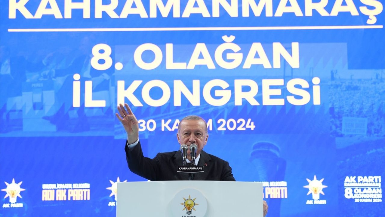 Erdoğan Kahramanmaraş'ta Kongre Konuşması