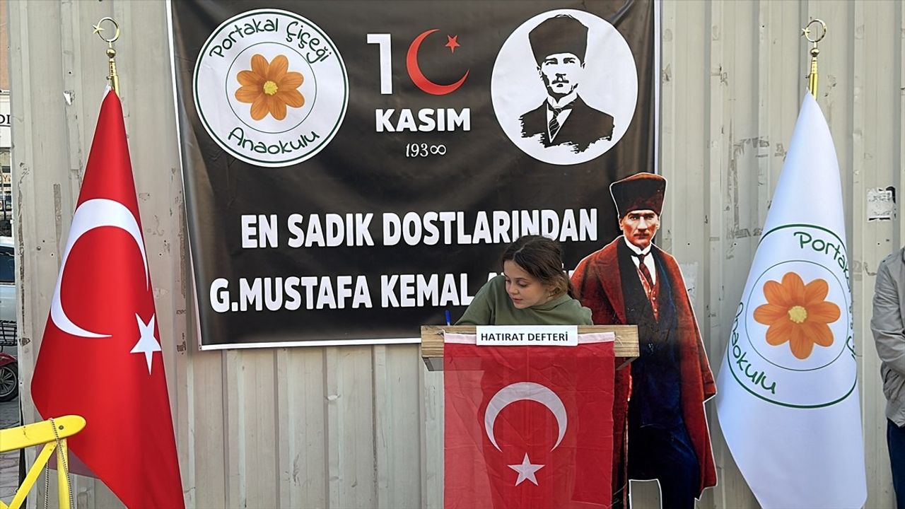 Hatay'da Atatürk'e Vefa: Hatıra Defteri Etkinliği