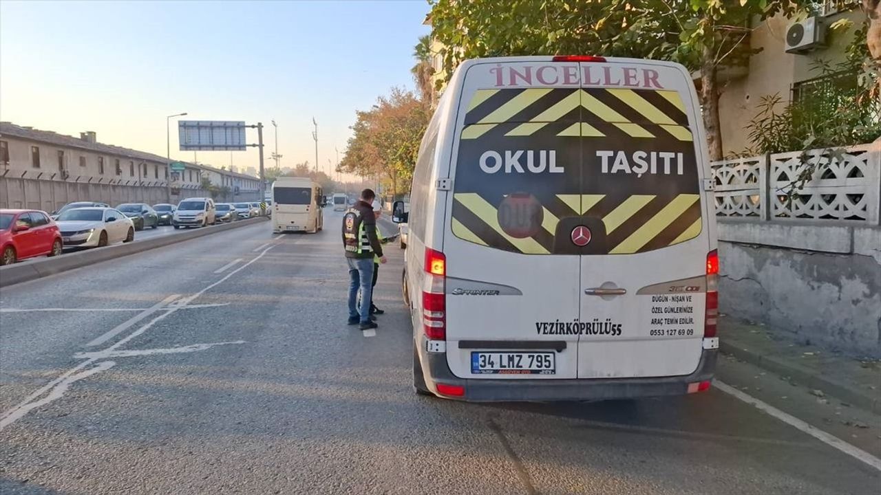 İstanbul'da Öğrenci Servislerine Denetim Uygulaması