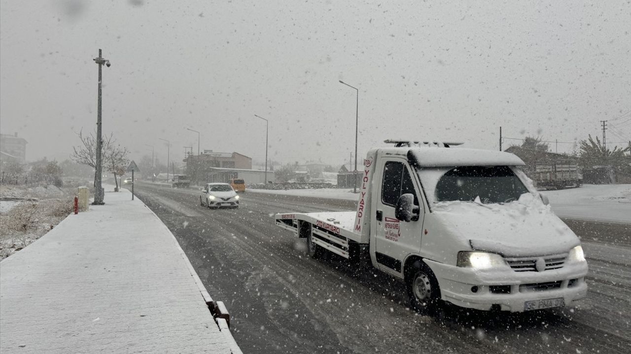 Malatya'da Kar Yağışı Hayatı Olumsuz Etkiledi