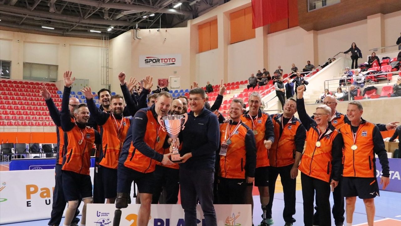 Oturarak Voleybol Erkek Milli Takımı Avrupa Şampiyonu