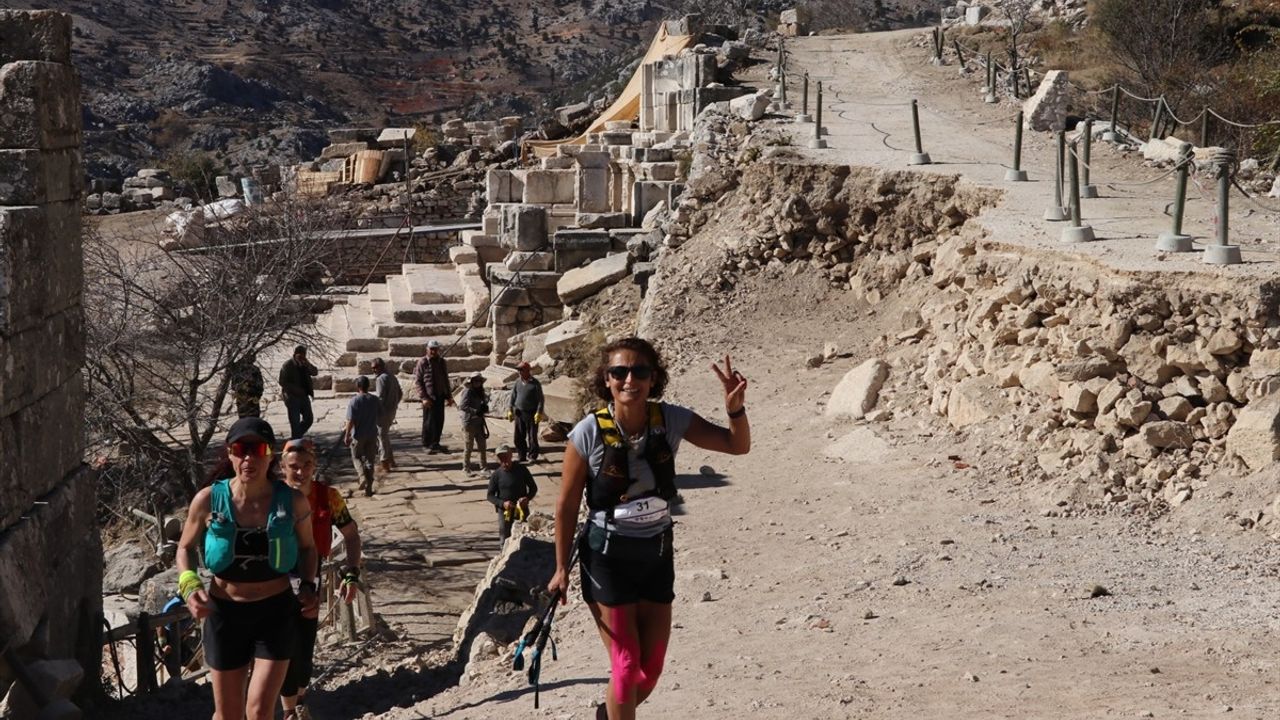 Sagalassos Antik Kenti'nde Uluslararası Sky Ultra Koşusu