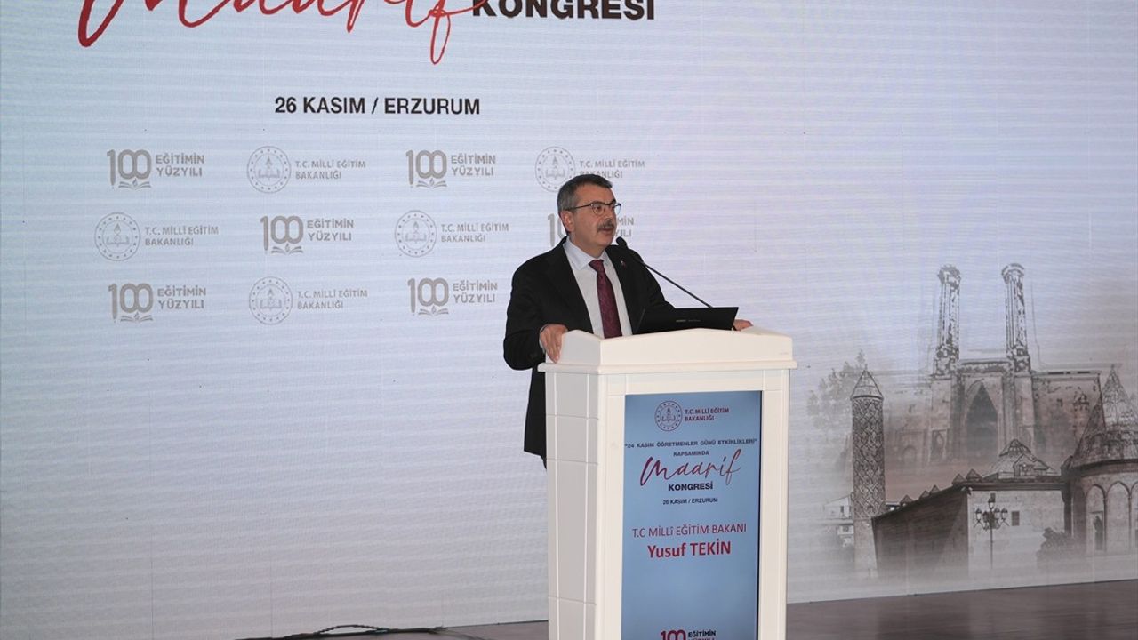 Türkiye Yüzyılı Maarif Modeli Erzurum'da Tanıtıldı