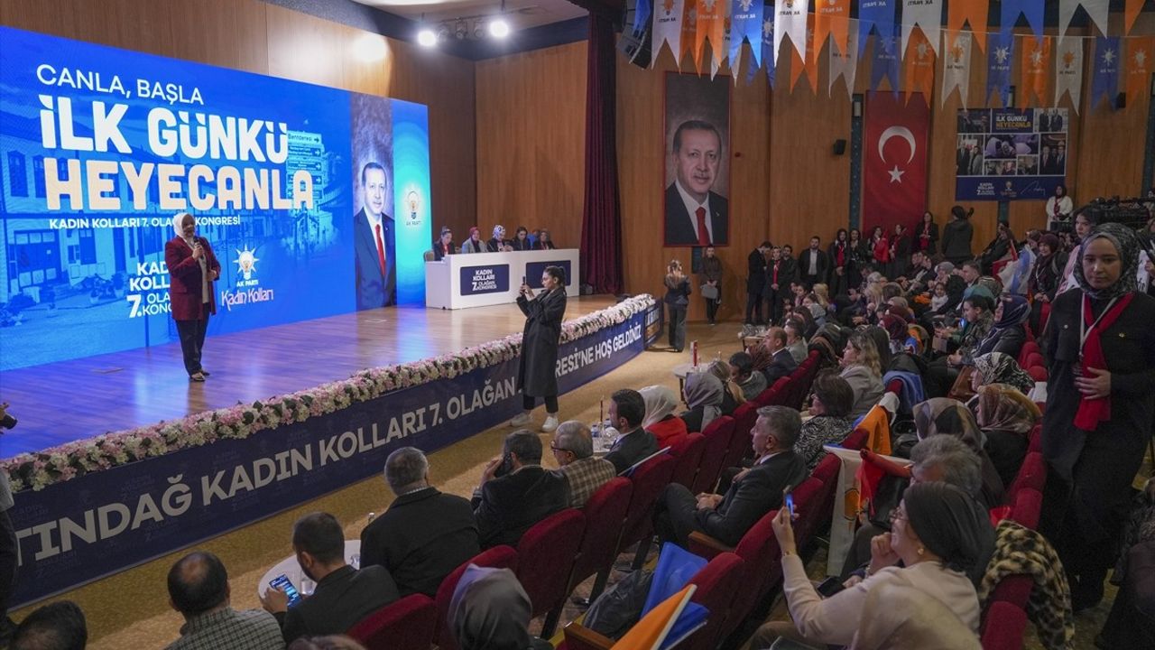 AK Parti Kadın Kolları Kongresi'nde Kadın Hakları Vurgusu