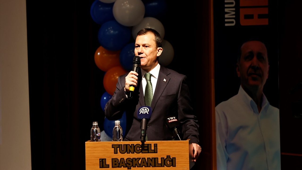 AK Parti Tunceli Kongresi'nde Ekonomik Hedefler Vurgulandı