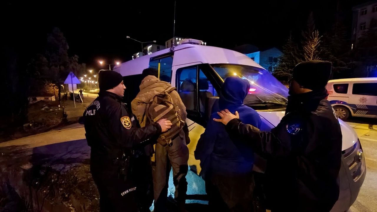 Amasya'da Düzensiz Göçmen Yakalandı